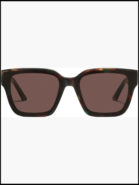 Square Oversized Sunglasses with UV Protection, Acetate Frame